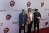 Los integrantes de la mítica banda de rock inglesa The Rolling Stones, Ronnie Wood (i), Mick Jagger (c) y Keith Richards (d), posan para los fotógrafos durante la presentación de su nuevo disco, 'Foreign Tongues' que saldrá a la venta el 10 de julio y del que ofrecieron un adelanto este martes en Nueva York (EE.UU.). EFE/Jesús Centeno
