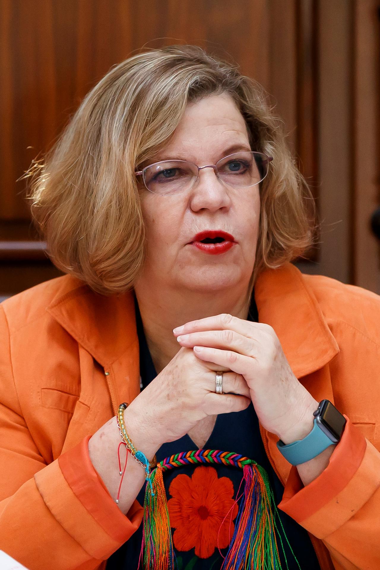 Imagen de archivo de la Secretaria de Salud de la Ciudad de México, Nadine Gasman. EFE/ José Méndez