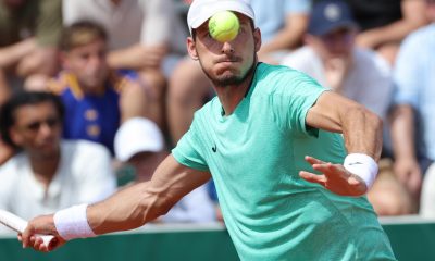 El español Pablo Carreño durante su partido ante el argentino Thiago Tirante, correspondiente a la tercera ronda de Roland Garros, este viernes.EFE/EPA/CHRISTOPHE PETIT TESSON