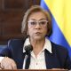 Fotografía de archivo de la canciller de Colombia, Rosa Yolanda Villavicencio, durante una rueda de prensa, en Bogotá (Colombia). EFE/Carlos Ortega