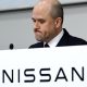 El presidente y director ejecutivo de Nissan Motor Corporation, Iván Espinosa, reacciona este miércoles durante una conferencia de prensa en la sede de la compañía en Yokohama, Japón EFE/EPA/FRANCK ROBICHON
