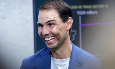 El extenista español Rafael Nadal, en el autódromo de Miami antes del inicio del GP de la Formula 1. EFE/EPA/CRISTOBAL HERRERA-ULASHKEVICH