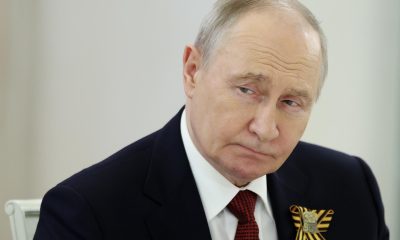 El presidente ruso, Vladímir Putin, este sábado durante una reunión en el Kremlin, en Moscú. EFE/EPA/RAMIL SITDIKOV / POOL
