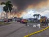 Fotografía divulgada por el Departamento de Policía de Pembroke Pines donde aparecen unos camiones de bomberos abasteciéndose de agua frente a una nube de humo ocasionada por un incendio en los Everglades hacia la zona de Pembroke Pines, Florida (EE.UU.). EFE/Policía de Pembroke Pines /SOLO USO EDITORIAL /NO VENTAS /SOLO DISPONIBLE PARA ILUSTRAR LA NOTICIA QUE ACOMPAÑA /CRÉDITO OBLIGATORIO
