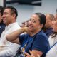 Personas asisten al encuentro Impulsa 2026, un evento organizado por la Red de Hispanos, que reunió a más de un centenar de profesionales con charlas sobre empleo, migración, emprendimiento, salud mental y acceso a la vivienda, este sábado en Toronto (Canadá). EFE/ Julio César Rivas