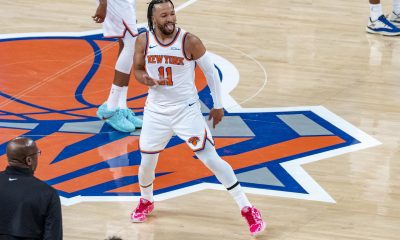 Foto de archivo de Jalen Brunson (c), jugador de los Knicks. EFE/Ángel Colmenares