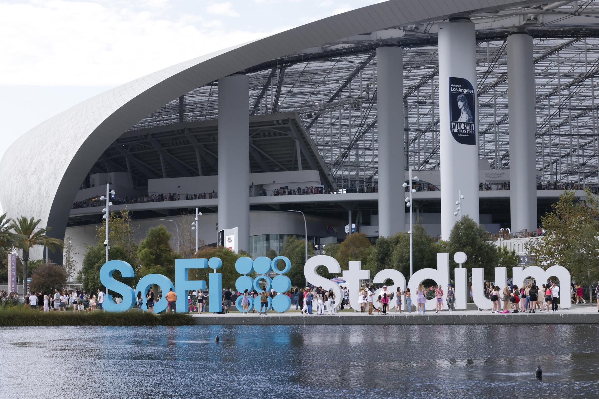 Vista del SoFi Stadium, donde Irán disputará dos de los tres partidos de la fase de grupos del Mundial 2026. EFE/EPA/CAROLINE BREHMAN
