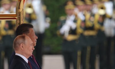 El presidente ruso, Vladimir Putin, y su homólogo chino, Xi Jinping, durante la visita del líder de Moscú a Pekín.
EFE/EPA/Maxim Shemetov / POOL