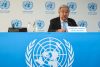 El Secretario General de las Naciones Unidas, Antonio Guterres (C), asiste a una sesión de la Cumbre África Adelante "Alianzas África-Francia para la Innovación y el Crecimiento" en Nairobi, Kenia, el 11 de mayo de 2026. La cumbre se celebra del 11 al 12 de mayo de 2026 y reúne al Presidente francés Emmanuel Macron, al Presidente keniano William Ruto y a otros jefes de Estado y de Gobierno africanos. durante una conferencia de prensa en la Oficina de las Naciones Unidas en Nairobi (ONUN) tras una ceremonia de inauguración y de inauguración de la oficina para una importante ampliación de la sede de las Naciones Unidas en Nairobi, Kenia, el 11 de mayo de 2026. Los acontecimientos se producen mientras las Naciones Unidas avanzan en una inversión de más de 340 millones de dólares en Nairobi, lo que refuerza la posición de la ciudad como la única sede de la Secretaría de las Naciones Unidas en el Sur Global y un centro en crecimiento para la toma de decisiones a nivel mundial. (Kenia) EFE/EPA/DANIEL IRUNGU