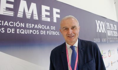 El doctor Óscar Celada, médico de la selección española de fútbol, durante la entrevista con la Agencia EFE. EFE/ Juan González