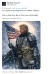 Captura de pantalla de una publicación de la cuenta oficial en X de la Casa Blanca @WhiteHouse que muestra al presidente de Estados Unidos, Donald Trump, representado como el héroe de la serie 'The Mandalorian', coincidiendo con el 4 de mayo, conocido como el Día de Star Wars. EFE/ @WhiteHouse /SOLO USO EDITORIAL/ NO VENTAS/ SOLO DISPONIBLE PARA ILUSTRAR LA NOTICIA QUE ACOMPAÑA (CRÉDITO OBLIGATORIO)
