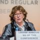 Fotografía de archivo del 9 de diciembre de 2018 de la jurista Louise Arbour durante una rueda de prensa en Marrakech (Marruecos). EFE/JALAL MORCHIDI