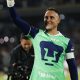 Keylor Navas de Pumas reacciona durante un partido por las semifinales de la Liga MX entre Pumas y Pachuca en el estadio Olímpico Universitario en Ciudad de México (México). EFE/Isaac Esquivel
