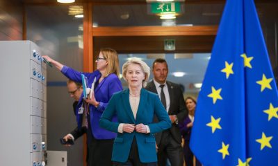 Fotografía del 6 de mayo de 2026 de la presidenta de la Comisión Europea, Ursula von der Leyen. EFE/EPA/OLIVIER HOSLET