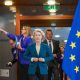 Fotografía del 6 de mayo de 2026 de la presidenta de la Comisión Europea, Ursula von der Leyen. EFE/EPA/OLIVIER HOSLET
