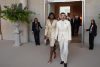 La tenista Venus Williams (i), camina junto a su esposo Andrea Preti, a su llegada al evento 'Costume Art' este lunes, en el Museo Metropolitano de Arte de Nueva York (Met), en Nueva York (EE.UU.). EFE/ Octavio Guzmán
