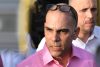 Mario José Redondo Llenas, quien hace tres décadas secuestró y posteriormente asesinó a su primo José Rafael Llenas Aybar, de 12 años, habla al salir de prisión tras cumplir una sentencia de 30 años, este martes en Najayo (República Dominicana). EFE/ Raúl Asencio
