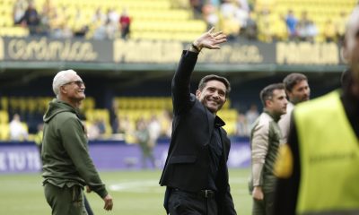 El entrenador del Villarreal Marcelino García Toral, tras el partido de la jornada 34 de LaLiga contra el Levante, el sábado en el estadio de La Cerámica.-EFE/ Manuel Bruque