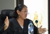 La juez María del Carmen Zamora realiza una audiencia contra la abogada Claudia González, en la que enfrenta el debate oral y público en su contra por supuesto abuso de autoridad, este martes, en el Tribunal Séptimo Penal, en Ciudad de Guatemala (Guatemala). EFE/ Alex Cruz
