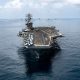 Fotografía cedida por el Comando Sur de Estados Unidos que muestra el portaaviones USS Nimitz (CVN 68) y el destructor de misiles guiados USS Gridley (DDG 101). EFE/ Comando Sur EEUU /SOLO USO EDITORIAL/ NO VENTAS/ SOLO DISPONIBLE PARA ILUSTRAR LA NOTICIA QUE ACOMPAÑA (CRÉDITO OBLIGATORIO)