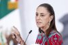 La presidenta de México, Claudia Sheinbaum, habla este miércoles durante una rueda de prensa en Palacio Nacional de Ciudad de México (México). EFE/ Isaac Esquivel

