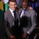 El presidente francés Emmanuel Macron (i) y su homólogo de Kenia, William Ruto (d), el 20 de noviembre de 2023 en la conferencia G20 Compact With Africa en la Cancillería de Berlín, Alemania. EFE/EPA/SEAN GALLUP / POOL