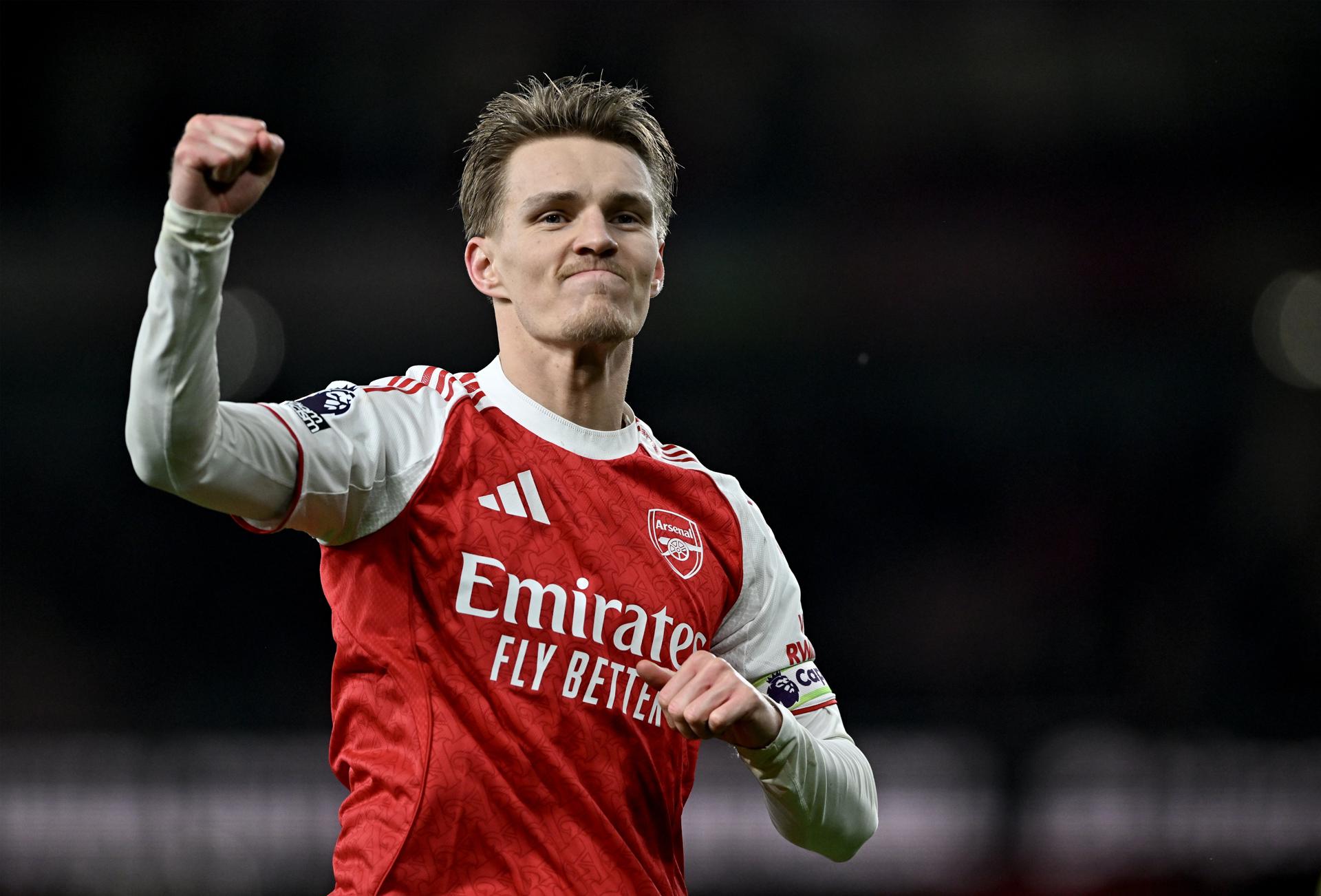 El noruego Martin Odegaard, jugador del Arsenal. EFE/EPA/VINCE MIGNOTT SOLO USO EDITORIAL