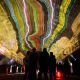 Sydney (Australia), 19/05/2026.- La obra Time: Warped de Neon Dynamo se proyecta en el Argyle Cut durante una presentación a los medios de Vivid Sydney 2026, en Sídney, Australia, el 19 de mayo de 2026.
EFE/EPA/DAN HIMBRECHTS USTRALIA AND NEW ZEALAND OUT