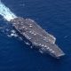 El USS George H.W. Bush (CVN 77) navega por el mar Arábigo mientras las fuerzas estadounidenses hacen cumplir el bloqueo naval contra Irán desde el Golfo de Omán y apoyan el Proyecto Libertad en el Estrecho de Ormuz. EFE/ CENTCOM - SOLO USO EDITORIAL/SOLO DISPONIBLE PARA ILUSTRAR LA NOTICIA QUE ACOMPAÑA (CRÉDITO OBLIGATORIO) -