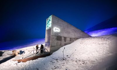 Fotografía de archivo (25/02/2020) que muestra el banco mundial de semillas de Svalbard (SGSV), a las afueras de Longyearbyen, en Spitsbergen (Noruega). La Bóveda Global de Semillas de Svalbard (Noruega), un depósito subterráneo que alberga más de 1,3 millones de semillas de cultivo de 6.300 especies de todo el mundo para salvaguardar la biodiversidad y la alimentación, que ha obtenido este miércoles el Premio Princesa de Asturias de Cooperación Internacional 2026. EFE/ARCHIVO/Lise ≈serud/PROHIBIDO SU USO EN NORUEGA