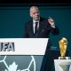 Gianni Infantino, presidente de la FIFA. EFE/EPA/BOB FRID