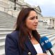 Fotografía de archivo de la congresista por el Distrito 3 de Illinois, la demócrata Delia Ramírez, durante una entrevista con EFE en Washington DC (Estados Unidos). EFE/ Octavio Guzmán