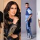 Composición de fotografías de cuatro artistas de los que forman parte del tema musical 'Forza, Vamos Mundial' de izquierda a derecha, el artista urbano colombiano, Blondiak; la cantante y compositora colombiana, Arelys Henao; el cantautor peruano, César BK y la cantante y actriz española, Nuria Fergó. Un grupo de cantantes de distintos países se ha unido en un proyecto musical solidario inspirado en el fútbol y en homenaje a figuras como Pelé, Lionel Messi, Kylian Mbappé y el fallecido exjugador colombiano Andrés Escobar, con el objetivo de recaudar fondos para niños en situación de vulnerabilidad. EFE/Lopera International