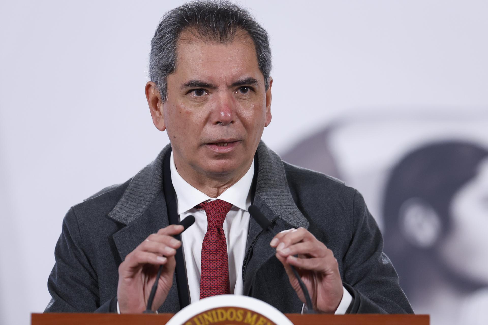 Fotografía de archivo donde aparece el secretario de Hacienda y Crédito Público, Edgar Amador. EFE/ Sáshenka Gutiérrez
