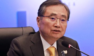 Fotografía de archivo del ministro de Exteriores de Corea del Sur, Cho Hyun.
EFE/EPA/YONHAP SOUTH KOREA OUT