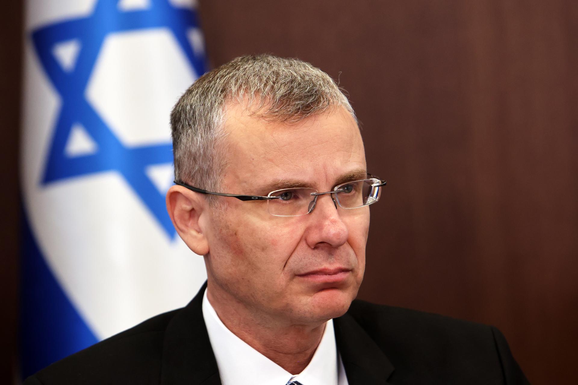 El ministro de Justicia de Israel, Yariv Levin, en una imagen de archivo. EFE/EPA/GIL COHEN-MAGEN / POOL