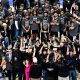 Jugadores de San Antonio Spurs celebran la conquista, este sábado de las finales de la Conferencia Oeste y el paso a la final por el título de la NBA contra los New York Knicks en las Finales de la NBA. EFE/EPA/GERALD LEONG SHUTTERSTOCK OUT