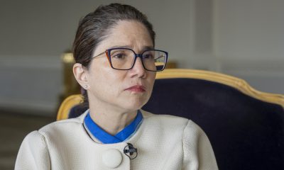 La enviada especial de la directora general de la Organización Internacional de Migraciones (OIM), Catalina Devandas, habla en una entrevista con EFE este martes, en Nueva York (Estados Unidos). EFE/ Angel Colmenares