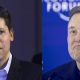 Combo de fotografías de archivo que muestra al CEO de OpenAI Sam Altman (i) y al multimillonario estadounidense Elon Musk. EFE