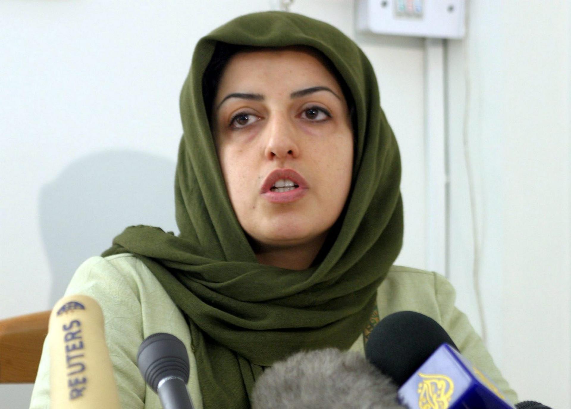 FOTO ARCHIVO. Nargess Mohammadi. EPA/ABEDIN TAHERKENAREH
