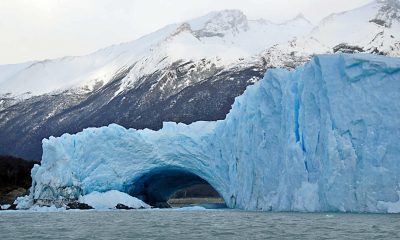 Fotografía de archivo de un sector del glaciar Perito Moreno, en el Parque Nacional Los Glaciares, en la provincia de Santa Cruz (Patagonia argentina). EFE/Ariel Molina