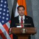 New Delhi (India), 26/05/2026.- El secretario de Estado estadounidense, Marco Rubio, asiste a una rueda de prensa conjunta tras la reunión de ministros de Asuntos Exteriores del Quad en Nueva Delhi, India, el 26 de mayo de 2026. 
EFE/EPA/RAJAT GUPTA