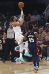 El escolta de los New York Knicks Jalen Brunson fue proclamado este lunes como MVP de las finales del Este y aseguró que el secreto de la franquicia neoyorquina está siendo la confianza "de arriba abajo". EFE/EPA/DAVID MAXWELL SHUTTERSTOCK OUT
