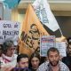 El activista brasileño Thiago Ávila, integrante de la Flotilla Global Sumud, habla con periodistas a su llegada a Brasil después de ser deportado por Israel, este 11 de mayo de 2026, en Sao Paulo (Brasil). EFE/ Isaac Fontana