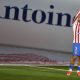 Griezmann, durante el homenaje en el Metropolitano. EFE/Mariscal