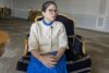 La enviada especial de la directora general de la Organización Internacional de Migraciones (OIM), Catalina Devandas, habla en una entrevista con EFE este martes, en Nueva York (Estados Unidos). EFE/ Angel Colmenares
