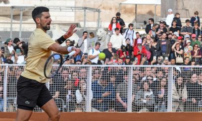 El serbio Novak Djokovic en la emblemática Piazza del Popolo de RomaEFE/EPA/ALESSANDRO DI MEO