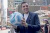 El director comercial de la Asociación de Fútbol Argentino (AFA), Leandro Petersen, posa durante un acto en Nueva York (Estados Unidos). EFE/ Ángel Colmenares
