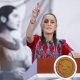 La presidenta de México, Claudia Sheinbaum, habla este miércoles durante una rueda de prensa en Palacio Nacional de Ciudad de México (México). EFE/ Isaac Esquivel