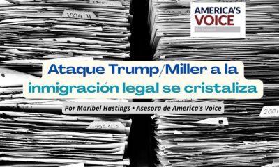 Ataque Trump/Miller a la inmigración legal se cristaliza